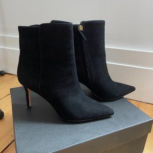 High Heel Suede Booties